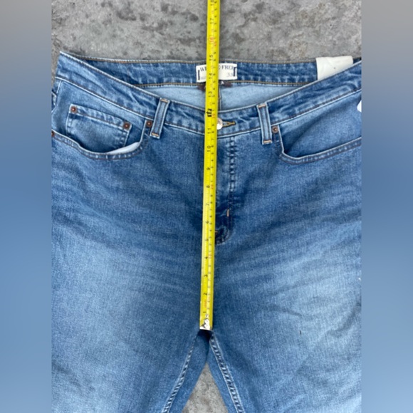 new with tags FREE PEOPLE curvy  High-rise Vintage Straight Jeans - Picture 6 of 10